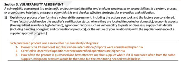 Vulnerability Assessment examples